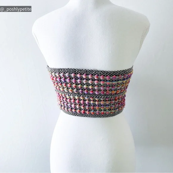 Forever 31 s colorful tube top bandeau - Picture 7 of 15